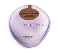 Revolution Superdewy Cushion Foundation Profundo Neutro | Cobertura Modulable, Hidratante para Piel Madura, Acabado Radiante con Péptidos, Vegano y Libre de Crueldad, 9g