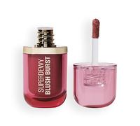 Revolution Superdewy Liquid Blush Burst, Rose All Day Dusty Pink | Color Modulable para las Mejillas, Fórmula Sérum con Péptidos y Ácido Hialurónico, Vegano y Libre de Crueldad, 4g