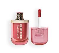 Revolution Superdewy Liquid Blush Burst - Rubor líquido de cobertura buildable para mejillas, fórmula sérum con péptidos y ácido hialurónico, vegano - Watermelon Pop Coral - 4,2 ml
