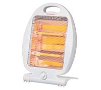 RevolutionLine - Calefactor halógeno portátil de bajo consumo | Estufa eléctrica de 400W y 800W con 2 tubos | Sistema de desconexión anti-vuelco | Ideal para usar en el baño, hogar, oficina o garaje