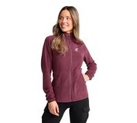 RevolutionRace Hiker Fleece Hoodie para Mujer, Sudadera con capucha de forro polar ligera y elástica, Mauve Wine, M