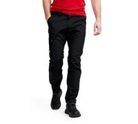 RevolutionRace Outdoor Basic Pants para Hombre, Pantalones de Senderismo para Todas Las Actividades al Aire Libre, Black, M