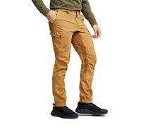 RevolutionRace Rambler Lightweight Pro Pants para Hombre, Pantalones de Senderismo Ligeros, Dijon, XL