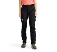 RevolutionRace Rambler Lightweight Pro Pants para Mujer, Pantalones de Senderismo Ligeros, Black, XXL