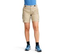 RevolutionRace Rambler Lightweight Pro Shorts para Mujer, Pantalones Cortos de Senderismo Ligeros, Aluminium/Brindle, XXL