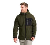RevolutionRace Sherpa Hoodie para Hombre, Chaqueta Polar Cálida y Duradera, Forest Night, S