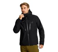 RevolutionRace Silence Proshell 3L Jacket para Hombre, Chaqueta Impermeable Al Aire Libre, Black/Anthracite 3.0, L