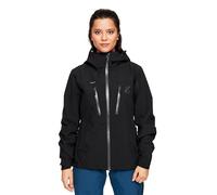 RevolutionRace Silence Proshell 3L Jacket para Mujer, Chaqueta Impermeable Al Aire Libre, Black/Anthracite 3.0, S