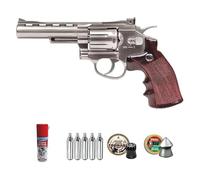 Revólver de balines Winchester .45 CO2 | Arma de perdigones Calibre 4,5mm semiautomática de Aire comprimido CO2