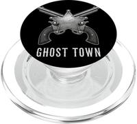 Revólveres Ghost Town Western Vintage Cowboy Outlaw PopSockets PopGrip para MagSafe