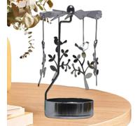 Revolving Candle Holder - Thermal Candle Stand Candlestick Rotating Tray Set,Dinner Atmosphere Desktop Decor Revolving Lantern, Heated Rotating Candlestick For Wedding Dining