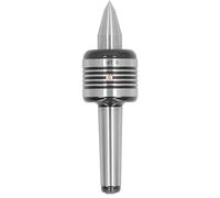 Revolving Center MT3 High Carbon Steel 60° to 30° Morse Taper Live Lathe Center, Precision Turning Tool with Sealed Bearings for CNC and Medium Speed Lathes