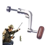 Revolving Reel Handle Grip - Universal Mechanical Crank, Aluminium Alloy