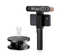 Revopoint INSPIRE 2 Escáner 3D Premium & Mesa giratoria doble eje, Precisión hasta 0,03 mm, Láser Multilínea y Luz Estructurada, Escaneo Inalámbrico y Exterior, a Todo Color