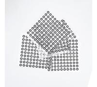 Revopoint Marcadores de escaneo 3D, pegatinas de puntos de referencia de alta reflectividad para escáner 3D, puntos de escaneo, 3 mm, 500 puntos.