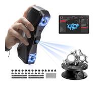 Revopoint MetroX Avanzado Escáner 3D para Impresión 3D, Precisión hasta 0,01 mm, Exactitud de Grado Metrológico, Hasta 60 fps, Láser Azul, 4 Modos de Escaneo, para Escanear Objetos Metálicos/Oscuros