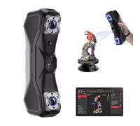 Revopoint MetroX Estándar Escáner 3D para Impresión 3D, Precisión hasta 0,01 mm, Exactitud de Grado Metrológico, Hasta 60 fps, Láser Azul, 4 Modos de Escaneo, para Escanear Objetos Metálicos/Oscuros