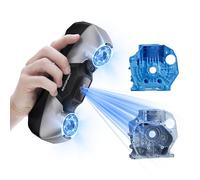 Revopoint MetroY Escáner 3D para Impresión 3D, Precisión hasta 0,01 mm, Escáner Industrial de Mano con Láser Azul 30+15+1, Pantalla Compartida, para Modelado y Medición 3D Industrial