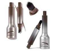 Revorie Brow-Fection Revorie - Cepillo en ángulo para cejas, impermeable, de larga duración, cepillo líquido para cejas (03#+04#)