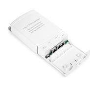 Revotech Extensor PoE de 2 Puertos IP67 Impermeable, repetidor PoE de 100 m/250 m de extensión al Aire Libre, Adaptador PoE 1 en 2 Salidas, Cumple con IEEE802.3af/at, RJ45 de 10/100 Mbps, Plug and