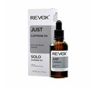 REVOX B77 - Just Caffeine 5%, 30 ml, Sérum Contorno Ojos, Elimina Ojeras y Bolsas, Efecto Tensor, Reduce Signos de Fatiga, Revitaliza la Mirada, Piel más Luminosa, Suave y Uniforme