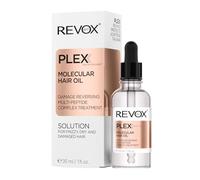 REVOX B77 - Plex Molecular Hair Oil, 30 ml, Aceite Cabello Seco y Dañado, Complejo Multipéptido que Restaura las Fibras Capilares, Nutre y Restaura el Pelo, Antiencrespamiento Cabello