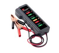 RevpoltIQ Probador de batería de coche 12 V detector de alternador digital multifunción analizador de comprobador de batería con 6 indicadores LED para coche moto