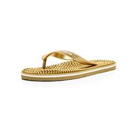 Revs - Lights - Chanclas de masaje de reflexología para hombre y mujer, Dorado clásico 42EU