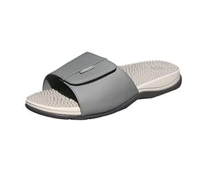 Revs - Ness - Sandalias de masaje para reflexología para hombre, Gris 41EU