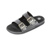 Revs Sandalias de Masaje. Revitaliza tu Alma y Camina hacia el Bienestar Sandalias de Masaje para Hombres y Mujeres Negro 37