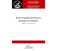 Revue Congolaise des Sciences Juridiques et Politiques: RCSJP N°4 Oct.-Nov.-Dec. 2025