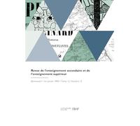 Revue de l'enseignement secondaire et de l'enseignement supérieur