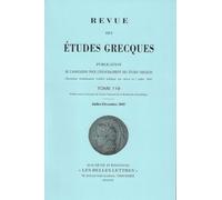 Revue des études grecques: Juillet-Décembre 2005, 118-2