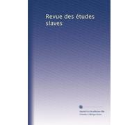 Revue des études slaves