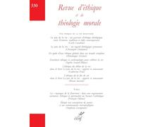 Revue d'éthique et de théologie morale 330