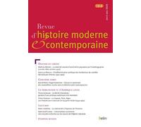 Revue d'histoire moderne et contemporaine n° 73-2 (avril-juin 2026)