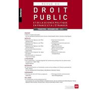 Revue du Droit Public 04/2025