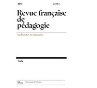 Revue francaise de pedagogie, no 225/2024. varia