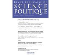 Revue française de science politique T75-1: Elections françaises 2024-1
