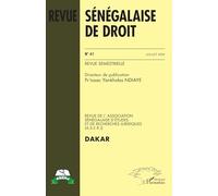 Revue sénégalaise de droit n° 41 Juillet 2025