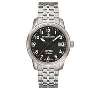 Revue Thommen 160522137 - Reloj analógico automático para Hombre con Correa de Acero Inoxidable, Color Plateado