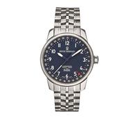 Revue Thommen Airspeed 16050-2135 Reloj analógico clásico Suizo automático Plateado para Hombre, Pulsera