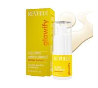 Revuele A.M. Vibes Power Serum con cafeína y vitamina E - Serum facial revitalizante contra el cansancio, reduce las ojeras y la hinchazón, protege la piel con antioxidantes, vegano, 30 ml
