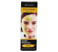 Revuele Antiage Mascarilla Facial, Activa Tono Muscular Y Elasticidad Efecto Lifting Con Complejo Vitamínico Calcio Eliminador De Arrugas Limpiador Facial, Dorado, 80 ml