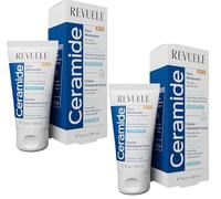 REVUELE CERAMIDE - Crema hidratante facial SPF25 (2 unidades, 50 ml)