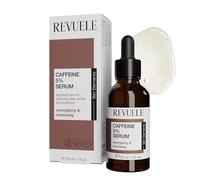 REVUELE Sérum facial con 5% de cafeína, energizante para la hinchazón y la piel cansada, con niacinamida y pantenol, 30 ml