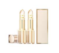 Revulve Crystal Ph Lipstick, Revulve Color Changing Lipstick With Gold Foil, Moisturizing Glossy Shine Lip Gloss, Deep Nourishment, Transferproof Color Changing Lipsticks for Women (2PCS)