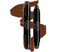 Revyn Instant Root Cover Up Stick, corrector natural para la línea del cabello, palo de toque de raíz de doble cabeza, cobertura de cabello gris instantáneo, raíces y lados (1pcsC)