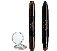 Revyn Instant Root Cover Up Stick, Revyn Root Color, Gray Hair Cover Up Stick Brown, Natural Concealer for Hairline, Waterproof, All-Day Long Wear, Suitable for everyone (2PCS-03#)