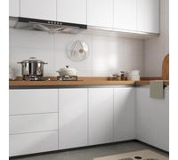 ReWallpaper Papel Pintado Autoadhesivo Blanco Mate Vinilos para Muebles Cocina Liso 40cm×7m Rollo Vinilo Adhesivo Pared Baño Impermeable para Cabecero Encimera Papel Pared Dormitorio Juvenil